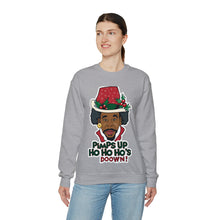 Load image into Gallery viewer, Ho Ho Ho's Down 1 - Christmas Holiday Sweatshirt (Multiple Colors)