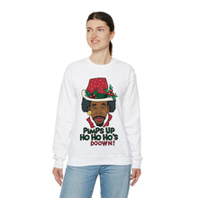 Load image into Gallery viewer, Ho Ho Ho's Down 1 - Christmas Holiday Sweatshirt (Multiple Colors)