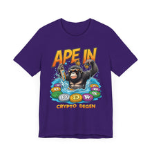 Load image into Gallery viewer, Ape In 2 - Unisex T-Shirt (Multiple Colors)