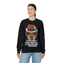 Load image into Gallery viewer, Ho Ho Ho&#39;s Down 1 - Christmas Holiday Sweatshirt (Multiple Colors)
