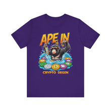 Load image into Gallery viewer, Ape In 2 - Unisex T-Shirt (Multiple Colors)
