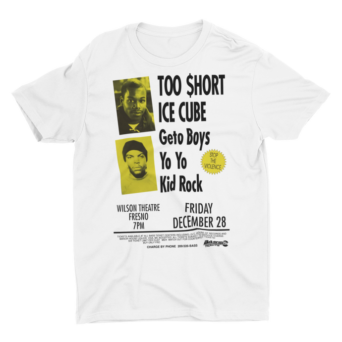 TOO SHORT ICE CUBE - Unisex T-Shirt (White)