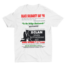 Load image into Gallery viewer, X-CLAN: Black Solidarity Day &#39;90 - Short Sleeve Unisex T-Shirt (Red, Black, Green)
