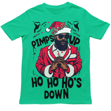 Load image into Gallery viewer, Ho Ho Ho&#39;s Down 3 - Christmas Holiday Unisex T-Shirt (Multiple Colors)
