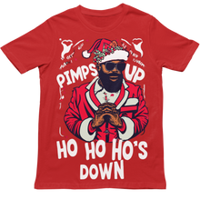 Load image into Gallery viewer, Ho Ho Ho&#39;s Down 3 - Christmas Holiday Unisex T-Shirt (Multiple Colors)
