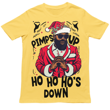 Load image into Gallery viewer, Ho Ho Ho&#39;s Down 3 - Christmas Holiday Unisex T-Shirt (Multiple Colors)
