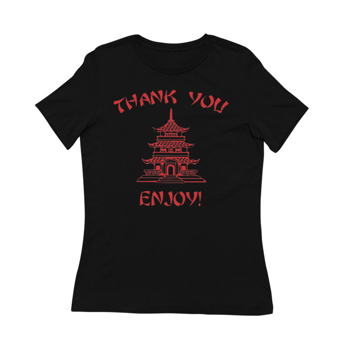 Thank You Enjoy Women's short sleeve t-shirt - Black