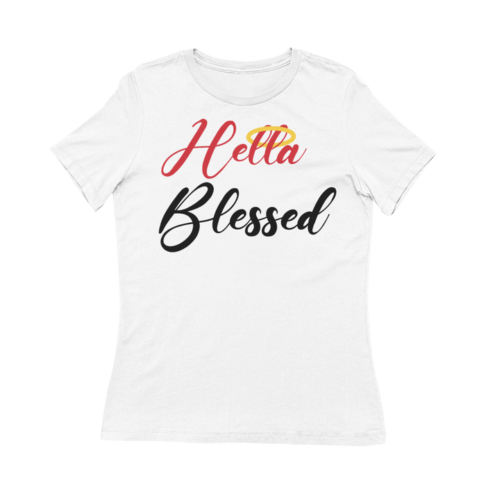 Hella Blessed - Women's T-Shirt (White)