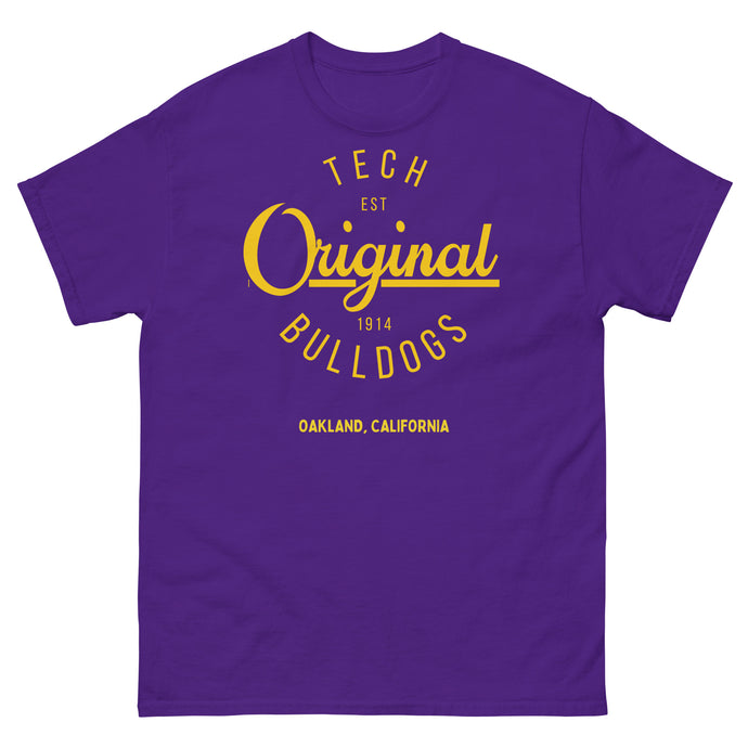 Original Tech Bulldogs - Unisex T-Shirt (Purple)