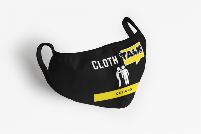 Cloth Talk premium face mask - Black