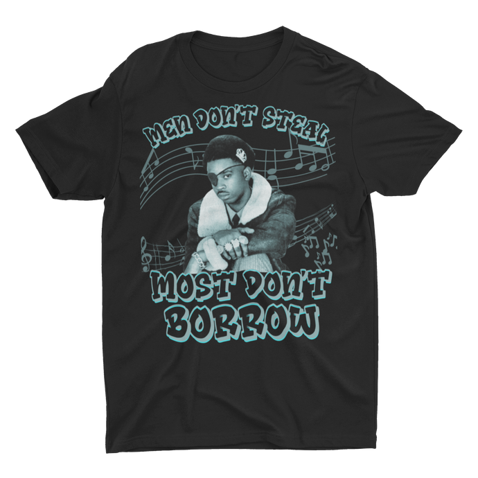 Men Don't Steal Short-Sleeve Unisex T-Shirt - Black/Green