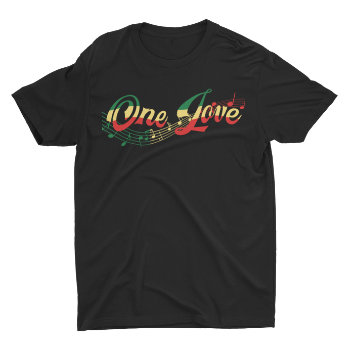 One Love Short-Sleeve Unisex T-Shirt - Black