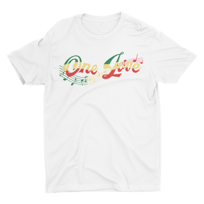 One Love Short-Sleeve Unisex T-Shirt - White