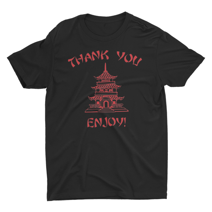 Thank You Enjoy Short-Sleeve Unisex T-Shirt - Black