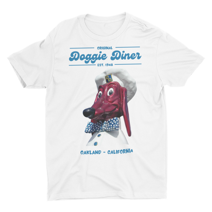 Doggie Diner Short-Sleeve Unisex T-Shirt - (White)