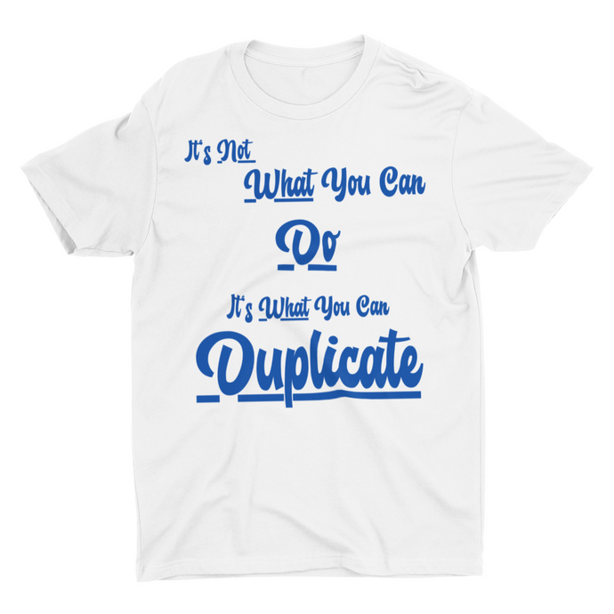 Duplicate - Unisex T-Shirt (Blue / Multiple Colors)