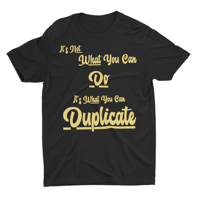 Duplicate - Unisex T-Shirt (Black / Yellow)