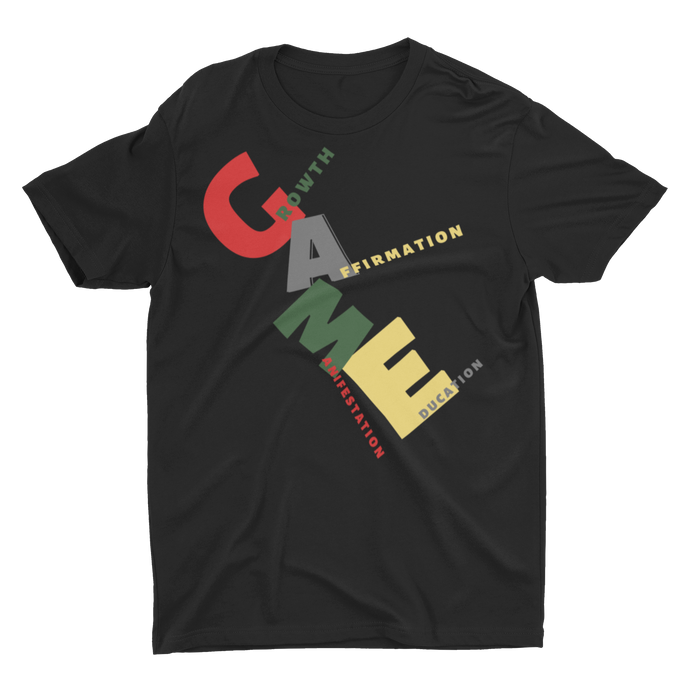 G.A.M.E. Acronym 2 Black Short-Sleeve Unisex T-Shirt - Black