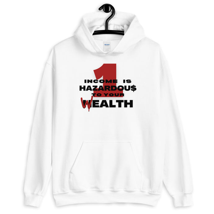 1 Income - Unisex Hoodie (White)