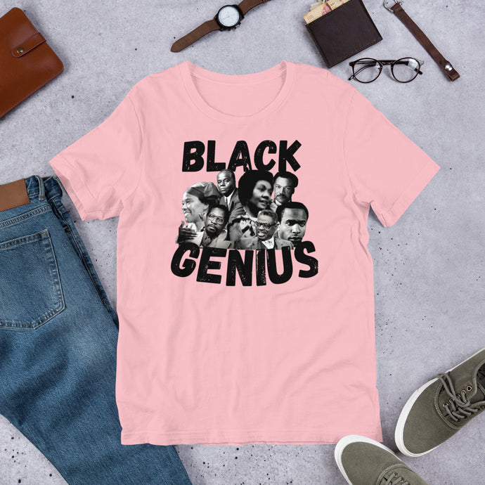 Black Genius Short-Sleeve Unisex T-Shirt - Multi