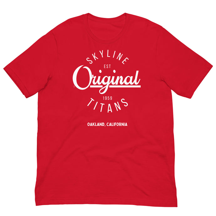 Original Skyline Titans - Unisex T-shirt (Red)