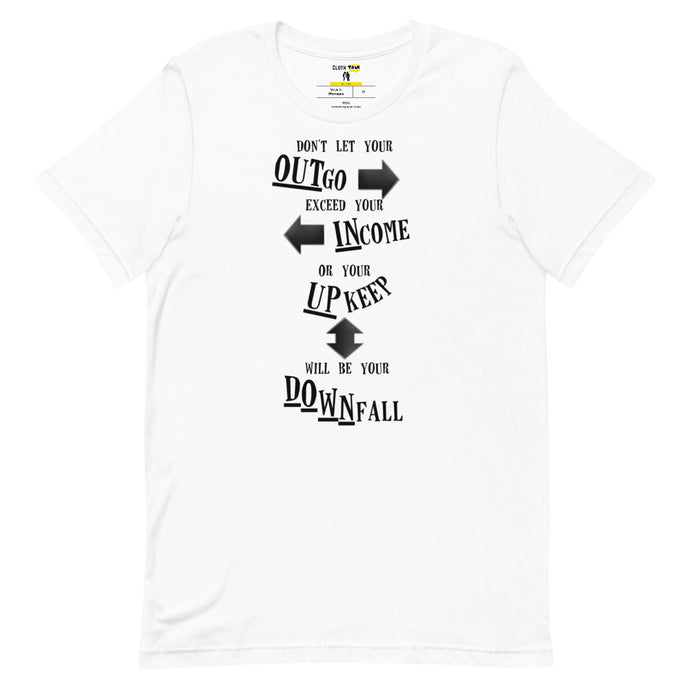 Out In Up Down 2 - Unisex T-Shirt (White)